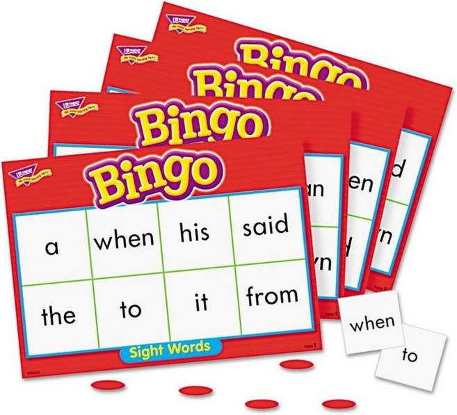 트렌드 엔터프라이즈 Sight Words Level 빙고 게임 모두가 배울 수 있는 흥미로운 방법 6가지 다양한 교실과 집에서 336명의 플레이어 5세 이상 이용 가능