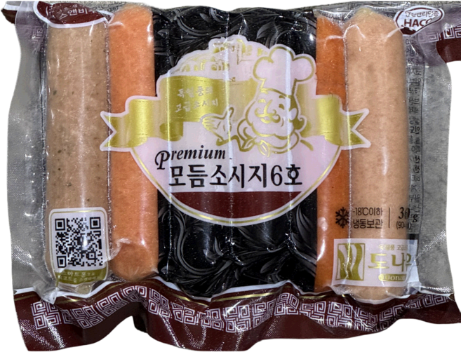 소시지 수제모듬6호 도나우 360g 업소용 식당용, 1개