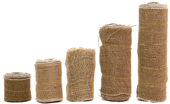 [가든팜] 녹화마대 폭 10 / 15 / 20 / 30 / 40 / 60 / 80 / 100 / 120cm 길이 17m 수목보호 월동자재 조경자재 수태봉만들기 쥬트테이프, 80cm x 17m, 1개