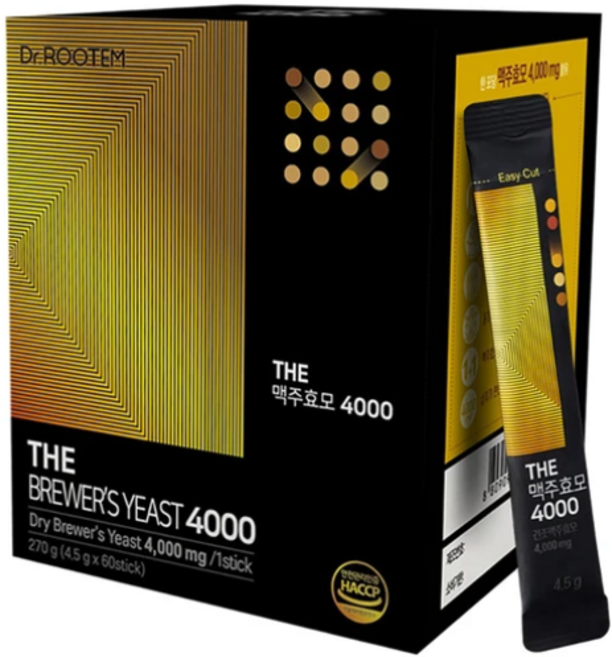 루템 THE 맥주효모 4000, 135g, 2개, 4.5g