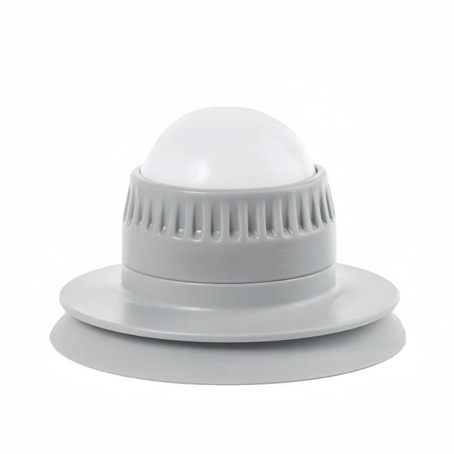 흡착 마사지볼 등허리 발바닥 셀프 마사지 볼 진공 흡착식 전신 마사지기, 회색, 1개