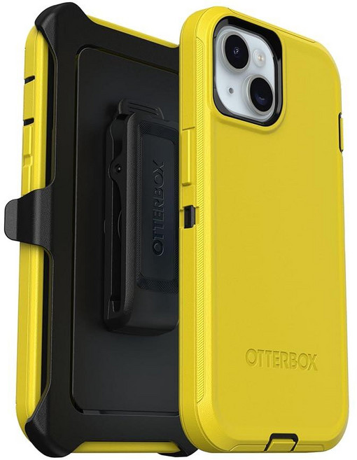 오터박스 OtterBOX 박스 아이폰 16e (전용) - 디펜더 시리즈 케이스 블랙 스크린리스 견고하고 내구성 포트 보호 홀스터 클립 포함 미생물 방어 279969