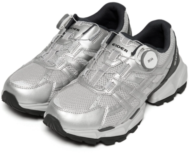 아이더 이월상품 공용 경량성 통기성 보아다이얼 접지력 뒤틀림방지 중량:260mm 0.5족기준 347g 트레킹화 워킹화 DUF24N28 모멘텀 포스 (SV)