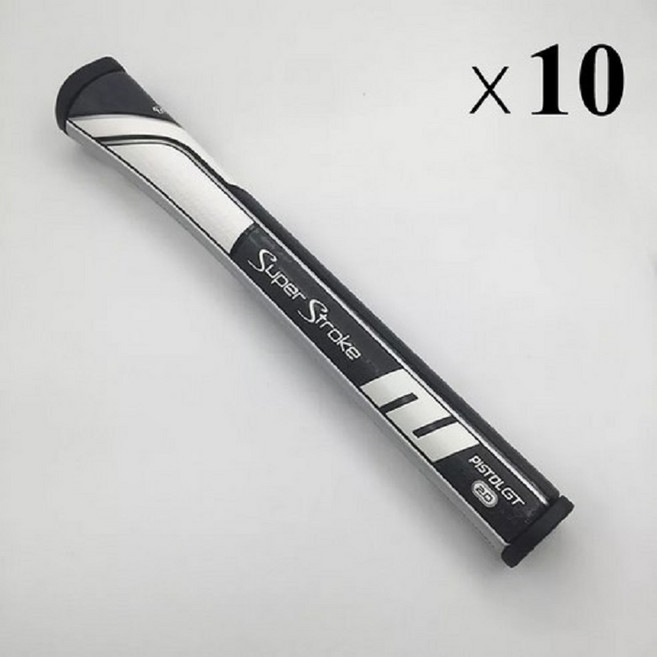 SuperStroke 2.0 GT 골프 퍼터 그립 블랙/그레이/레드/블루 10벌/세트, 19 GT 2.0 Gray 10pcs, 10개