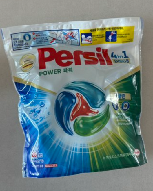 퍼실 디스크 파워 캡슐 세제 파우치 25g, 26개입, 18개