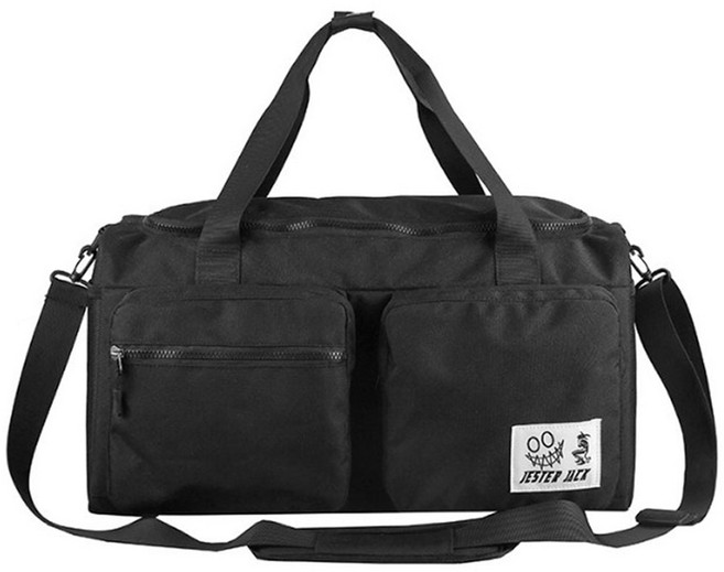 스포츠 더플백 칸막이 가방 헬스 운동 축구 야구 농구 보스턴백, 다크그레이, 1개