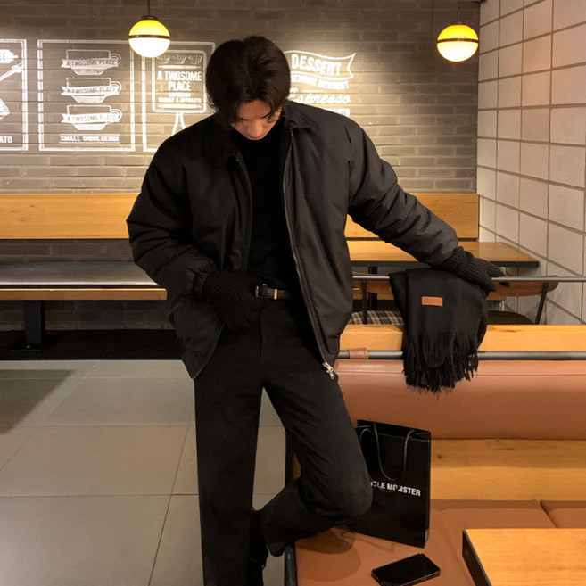 ANYOU 남자 오버핏 항공점퍼 방풍 방수 캐주얼 봄가을 자켓