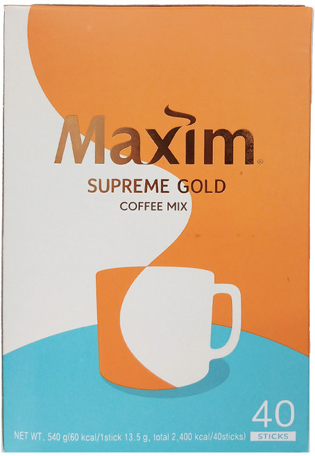 맥심 슈프림 골드 커피믹스, 13.5g, 40개입, 2개