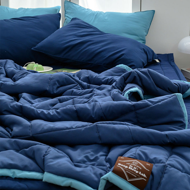 조은자리 국산 데일리 차렵이불 사계절 먼지 없는 항균솜 봄 여름 가을 담요 간절기 이불