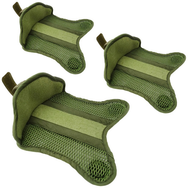 [ 어택존 프리미엄 안전모 내피 3개 ] 통풍 땀받이 땀흡수대 여름용 기술특허출원, 1세트, 그린