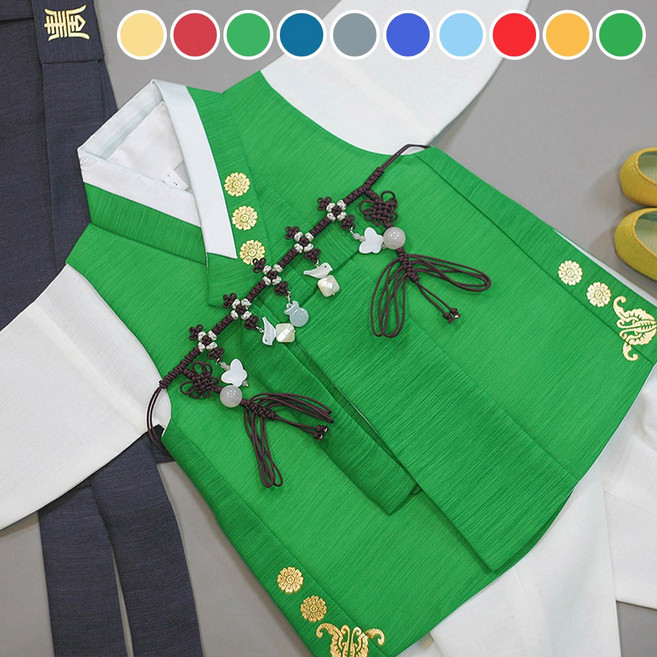 소문난집 남아용 한복세트 색동 금박 쾌자 마고자 도포 유아동 남아 아기 돌 유아한복 아동 어린이 한복