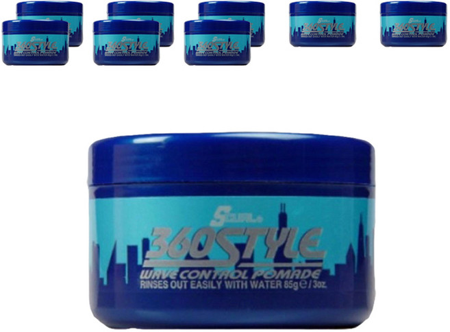 러스터스 S-컬 360 스타일 웨이브 컨트롤 포마드, 85g, 9개