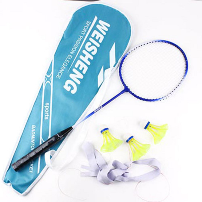 혼자하는 배드민턴 완구 장난감, 1개, 혼합색상