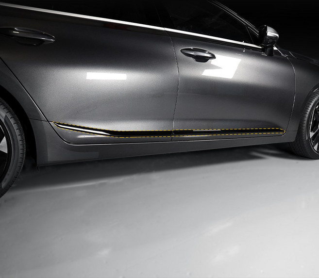 유투카 호환 K8 페이스리프트 튜닝 용품 도어가니쉬 커버 블랙 카본 몰딩, 도어