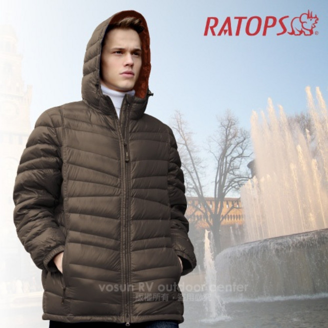 RATOPS 20丹超輕羽絨外套 防風防潑水保暖