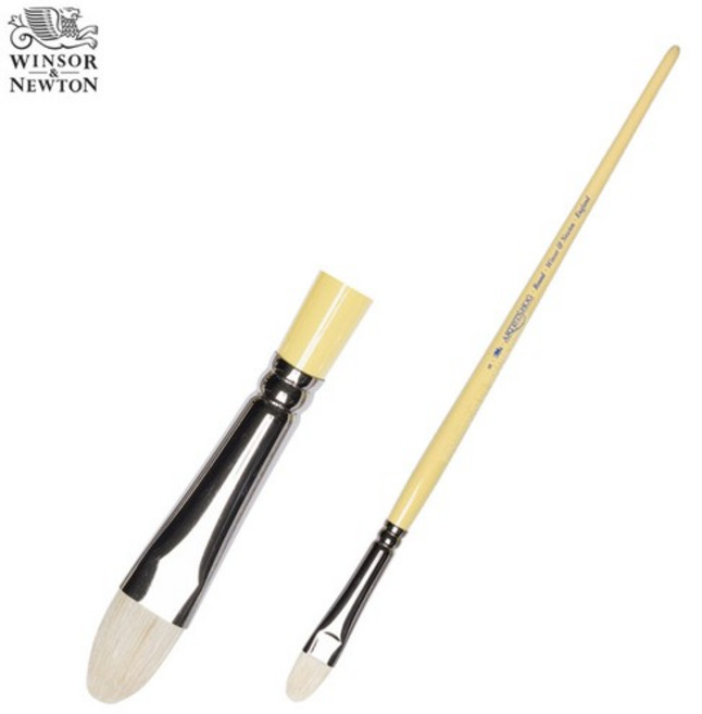 Winsor&Newton 윈저앤뉴튼 아티스트 호그 유화붓 Short Filbert 8호, WI5871008