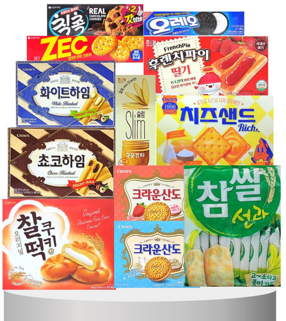 [ 판다네 마켓 ] 사만 과자 E세트 어린이 스낵 선물 종합 사무실 탕비실 간식 행사 파티 세미나 학원 펜트리 다과, 1개