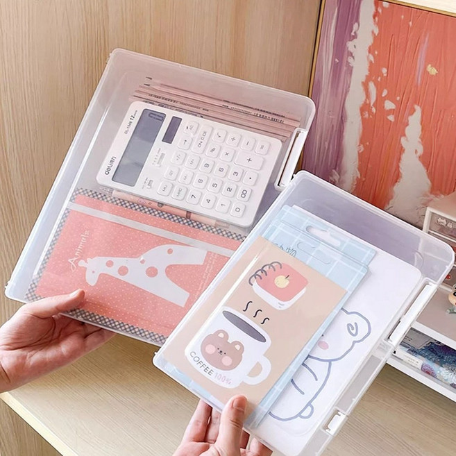 파일케이스 플라스틱 서류 보관함 문서보관화일, A5, 1개