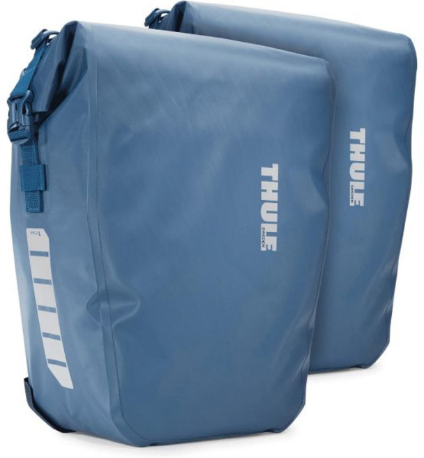 Thule 툴레 자전거 패니어 블루 쉴드 사이드백 짐받이 흙받이 안장 가방, 1개
