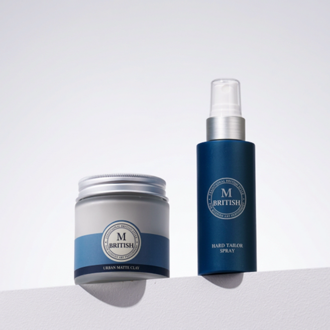 브리티시엠 어반 매트 클레이 100g 기획 (+하드 스프레이 80ml), 1개