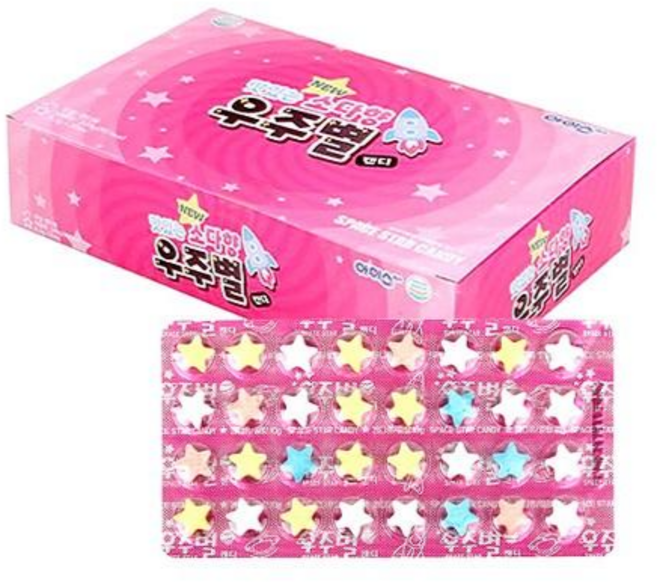 우주별캔디, 60개, 8.3g