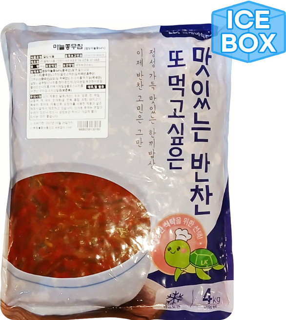 엘케이푸드 마늘쫑무침 반찬 4kg, 1개