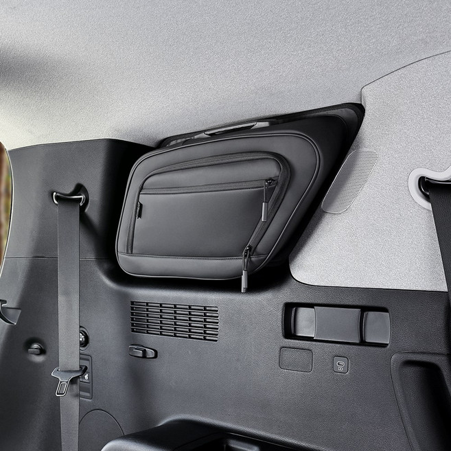 더블랙 호환 팰리세이드 윈도우백 차박 트렁크 3열 창문 수납함, 블랙BLACK