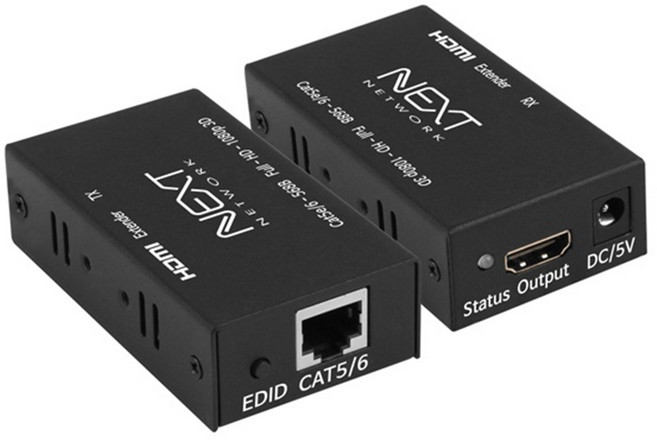 HDMI 원거리 화면연결 송수신기 UTP 랜선연결 리피터