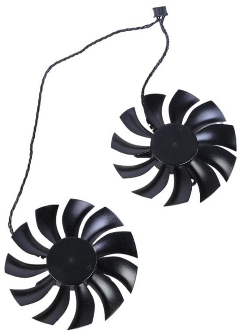 GTX1070 1060 GTX1060 비디오 카드용 효율적인 냉각 팬 4핀 PLA09115B12H