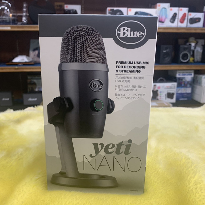 Blue Yeti Nano USB電容麥克風 小雪怪 台灣正公司貨保固兩年, 灰色