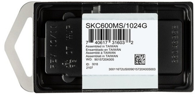 Kingston mSATA SSD 固態硬碟, SKC600MS, 1TB