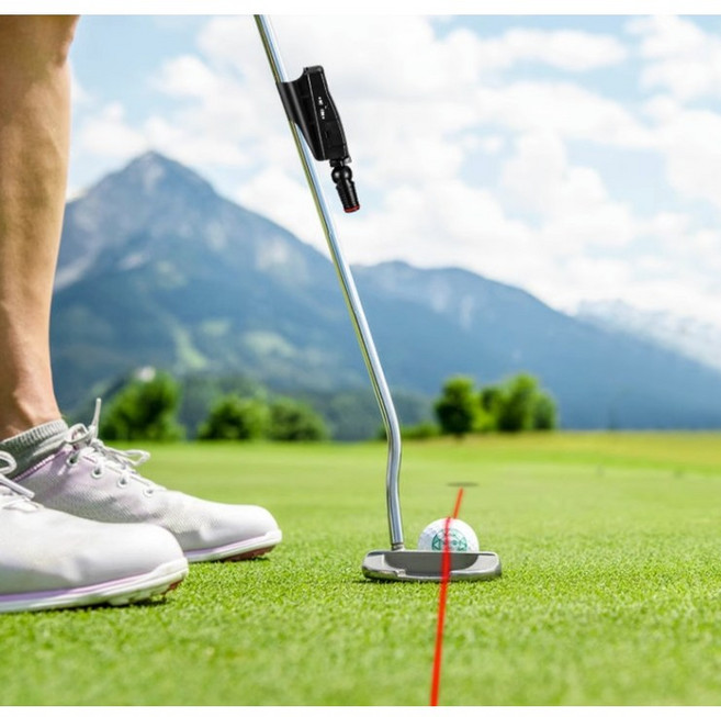 골프 레이저 퍼팅 스트로크 퍼터 연습기 교정기, 1개