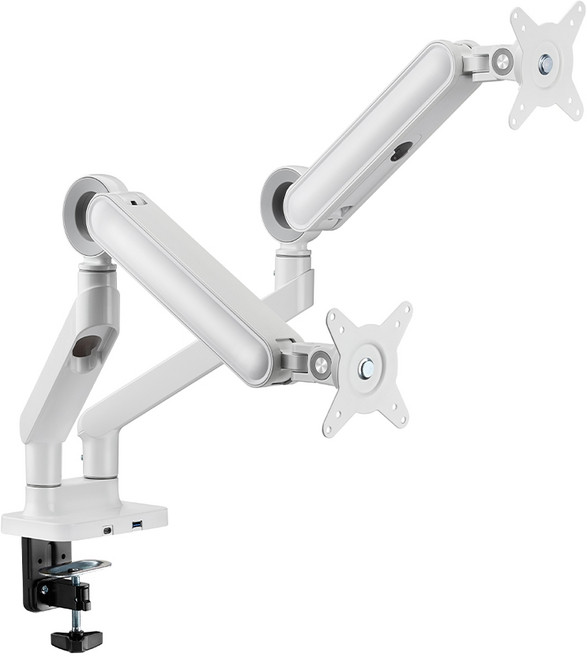 BMA02-024 LCD/LED 15~35인치 듀얼 데스크형 거치대, 300개