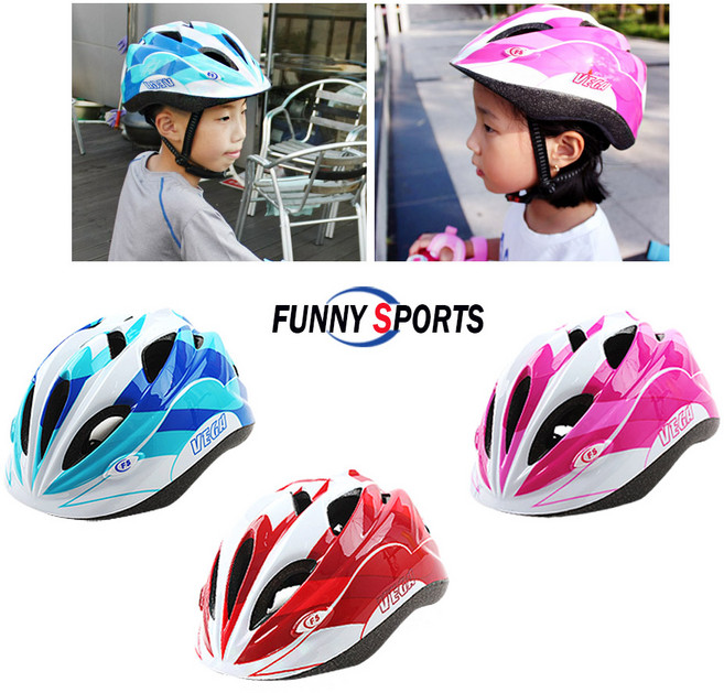 어린이 베가 아동 헬멧 자전거 인라인스케이트 킥보드 전용, 베가헬멧/블루, 1개