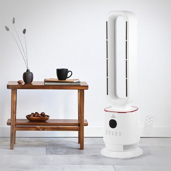 코멜리 PTC 날개없는 타워팬 온풍기 전기히터