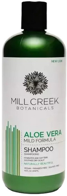 Mill Creek 알로에 베라 샴푸 (천연 및 ) 414ml(14온스), 1개, 414ml