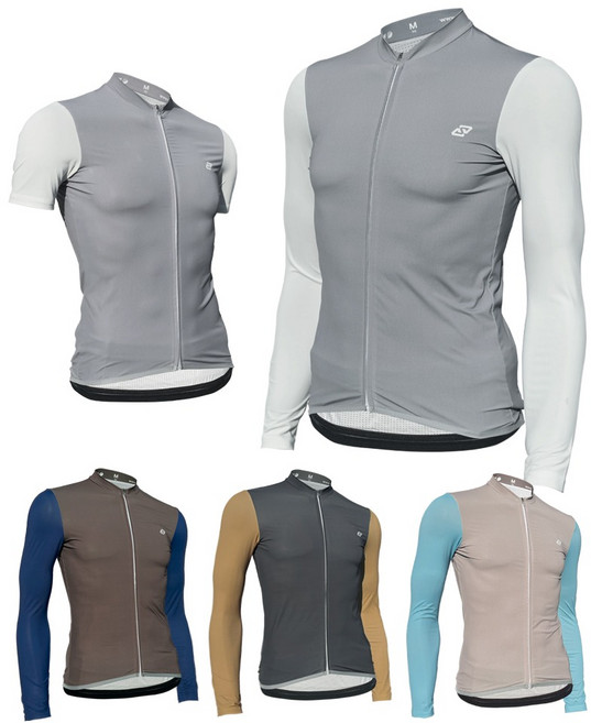 자전거 긴팔 저지 봄여름가을 사이클복 통기성 흡습속건 라이딩 의류