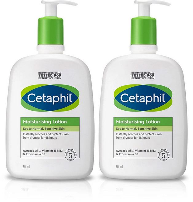 세타필 모이스춰라이징 로션, 591ml, 2개