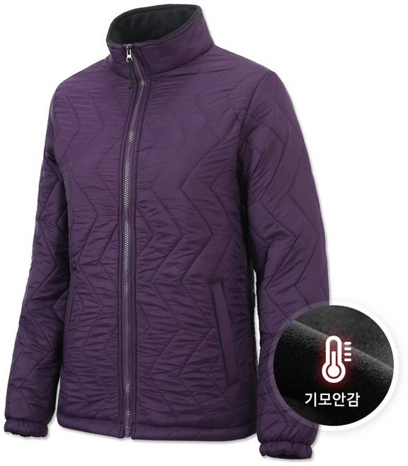 (선착순 타임딜 추가할인)가성비 좋은 여성 기모 안감 경량 패딩 자켓 점퍼 하이넥 일상복 작업복 (95~110) JW360