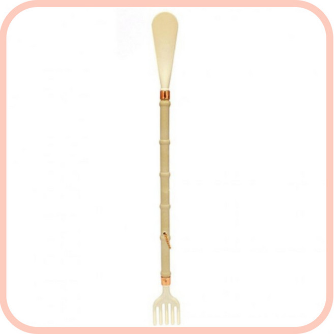 피크라운 효자손 고급 등긁개 구두주걱 아이디어상품, 1개, 화이트