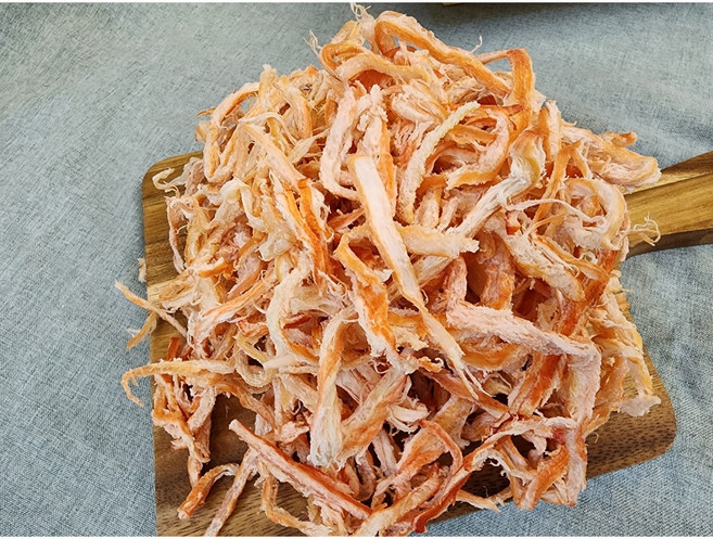 [웅이네] 백진미채 홍진미채 맛진미채 국내가공 대용량 1kg 업소용 부드러운 최상급, 홍진미채1kg (두꺼운), 1개