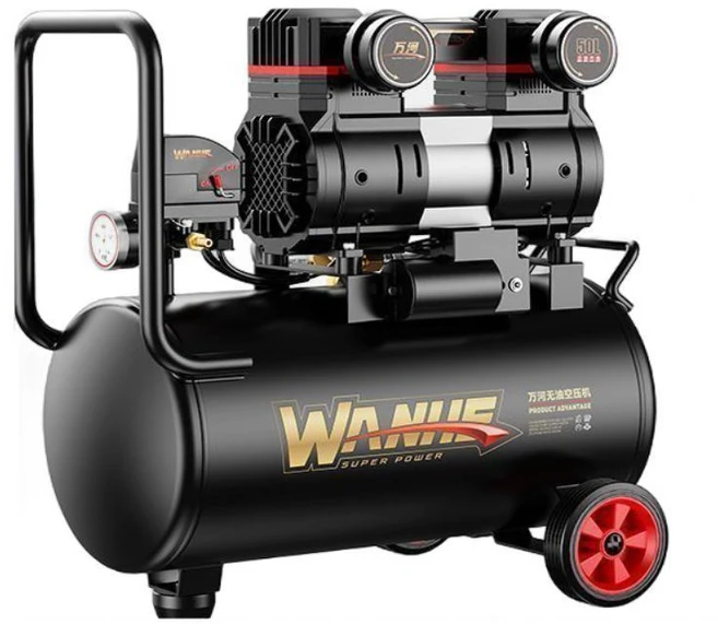 공기압축기 60L 콤프레샤 저소음 압축기 오일리스, 디지털 60L (6구/초) 3890W, 1개 - 쿠팡