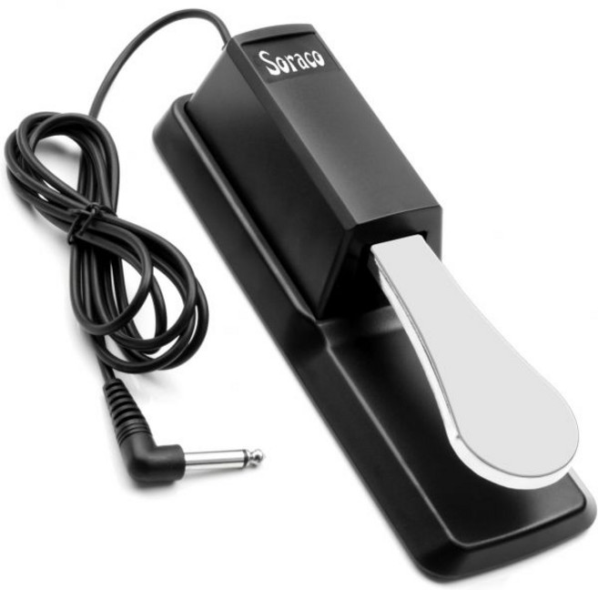 전자 피아노 페달 키보드 풋스위치 Soraco Sustain Pedal Universal for Yamaha 야마하 Casio Roland Korg Behringer Moog, 전자 피아노 페달 키보드 풋스위치 Soraco Sust