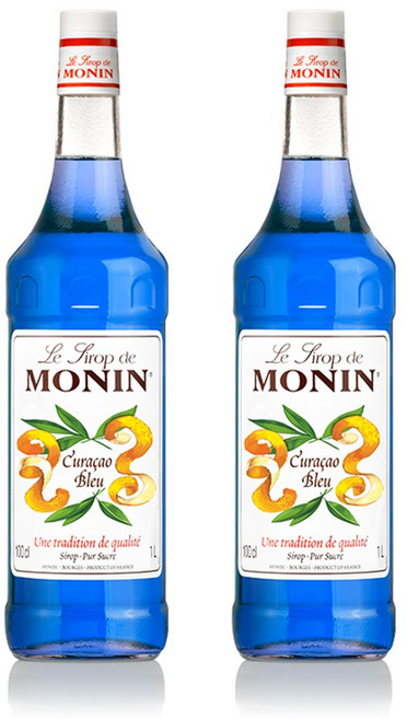 모닌 블루큐라소 시럽, 1L, 2개