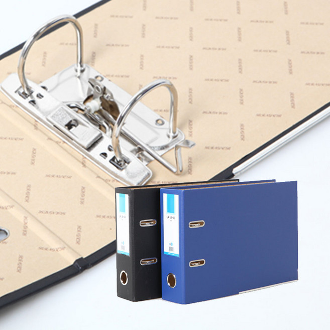 2공 아치바인더 A5 가로형 7cm 거래명세서 사이즈, 4개, 흑색