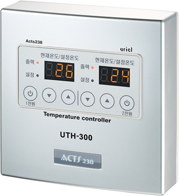 우리엘전자전기판넬2난방필름난방온도조절기 UTH-300( 7KW)