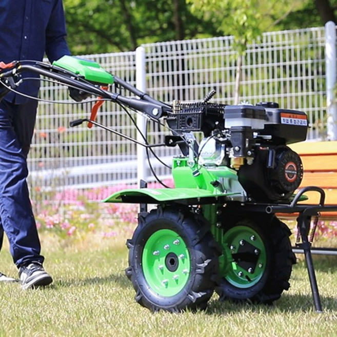 힘좋은 미니 텃밭 관리기 소형 농기계 경운기 로타리 미조립형 WY-1080