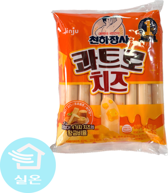 진주 천하장사 콰트로 치즈 448g, 12개