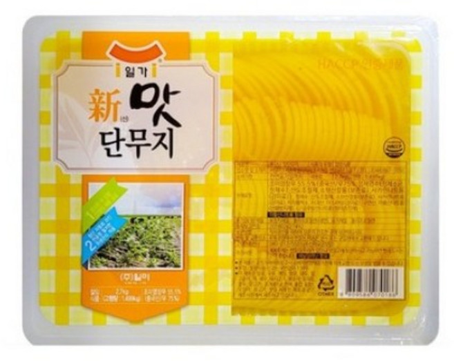일가집 맛단무지 2.7kg, 2개