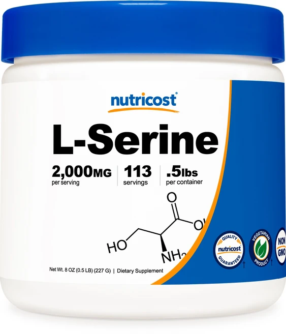 뉴트리코스트 L-세린 파우더 2000mg 0.5lb 무맛, 1개, 227g - 쿠팡